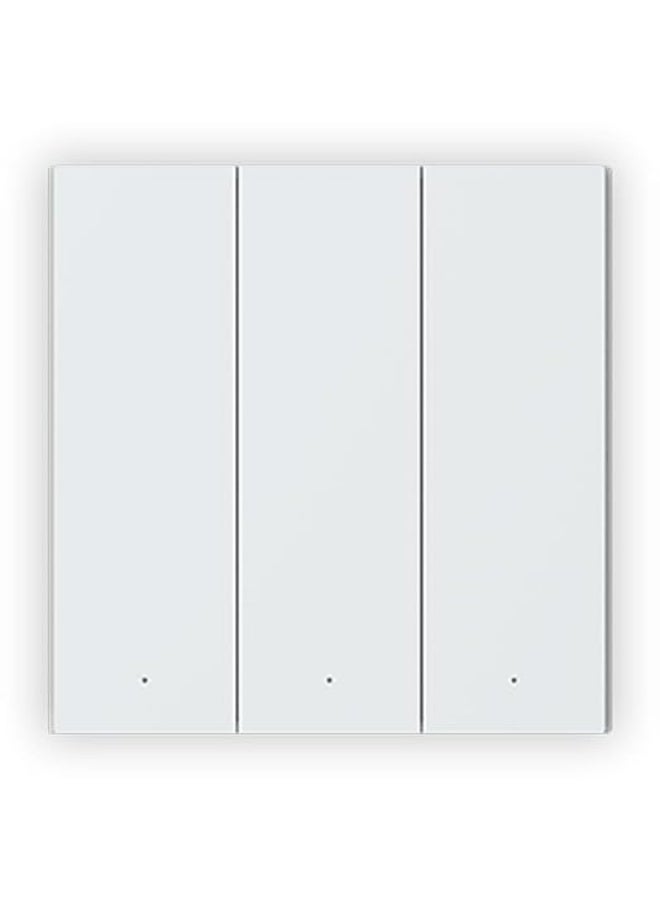 Aqara Wall Switch H1 Global Version (With Neutral, Triple Rocker) - Image 2