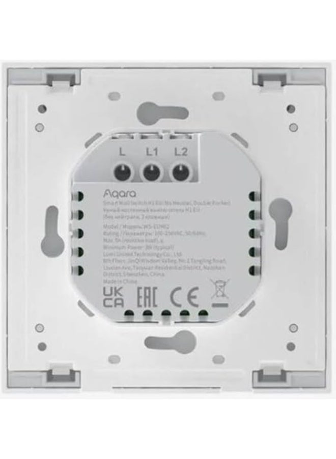 Aqara Wall Switch H1 Global Version (With Neutral, Triple Rocker) - Image 4