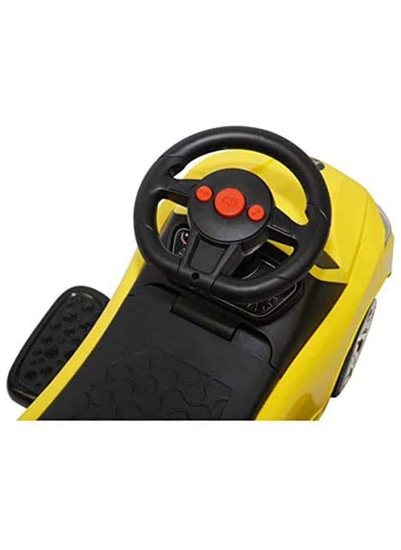 Lovely Baby سيارة دفع رائعة للأطفال LB 473 3 في 1 صفراء - Image 3