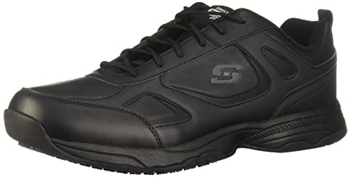 SKECHERS حذاء سكيشرز للرجال دايتون الرياضي للعمل في خدمات الطعام، أسود، 10.5 عريض - Image 2