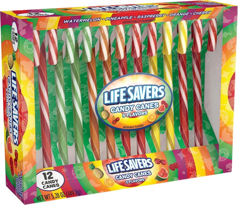 Life Savers 5 Flavors Assorted Candy Canes - Image 1