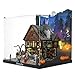 NAOCARD Acrylic Display Case for Lego 21341 Disney Hocus Pocus The Sanderson Sisters Cottage Building Bricks Dustproof Display Box Customized Decorative Box HD Painted Background - Image 2