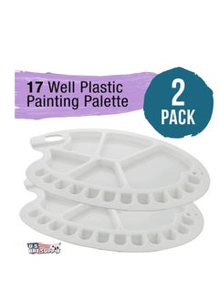 Y&D Plastic Artist Paint Color Mixing Trays, Painting Palette, Kids, Art Students, Classroom, Class Craft Projects  - Image 3