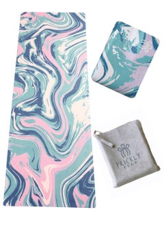 Prickly Pear Pear Swirl Non-Slip Suede Top 1Mm Travel Yoga Mat - Lightweight Exercise Mat  - Image 2