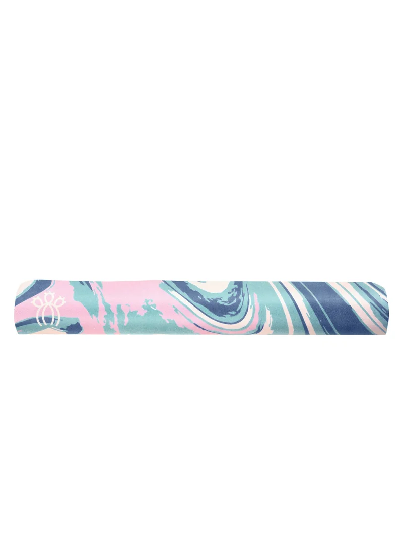 Prickly Pear Pear Swirl Non-Slip Suede Top 1Mm Travel Yoga Mat - Lightweight Exercise Mat