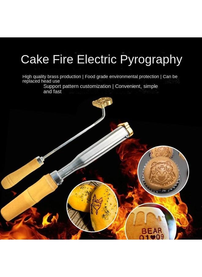 Bluejw Wholesale In Stock Cake Baking Hot Brand Logo Copper Mold Brand Fire Copper Mold Seal Factory Direct Sales  - Image 2