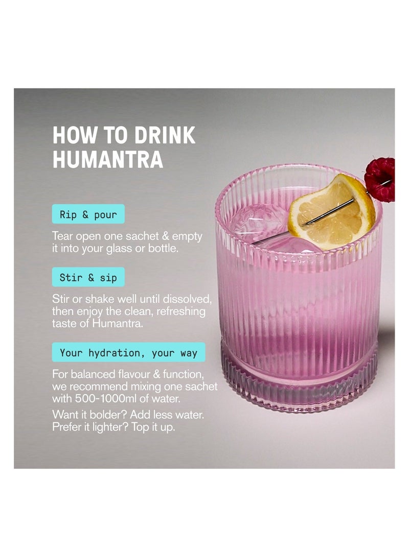 Humantra Raspberry Lemonade Electrolyte Hydration Drink Sachets - Image 5