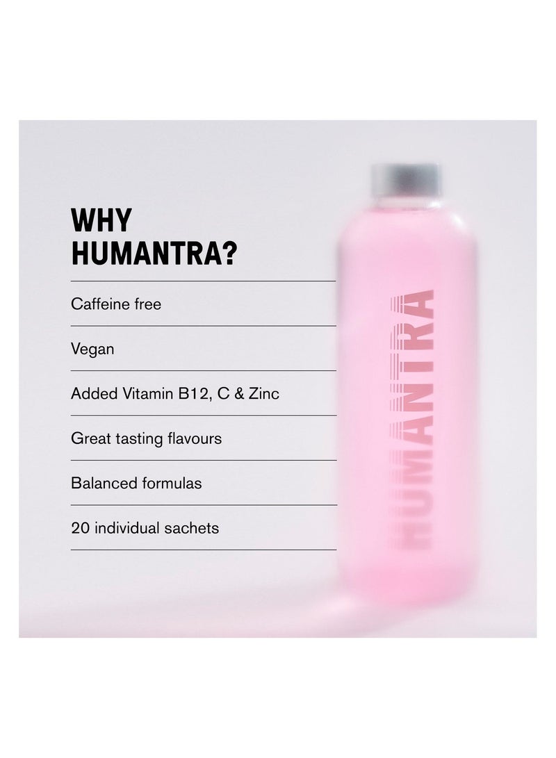 Humantra Raspberry Lemonade Electrolyte Hydration Drink Sachets - Image 3