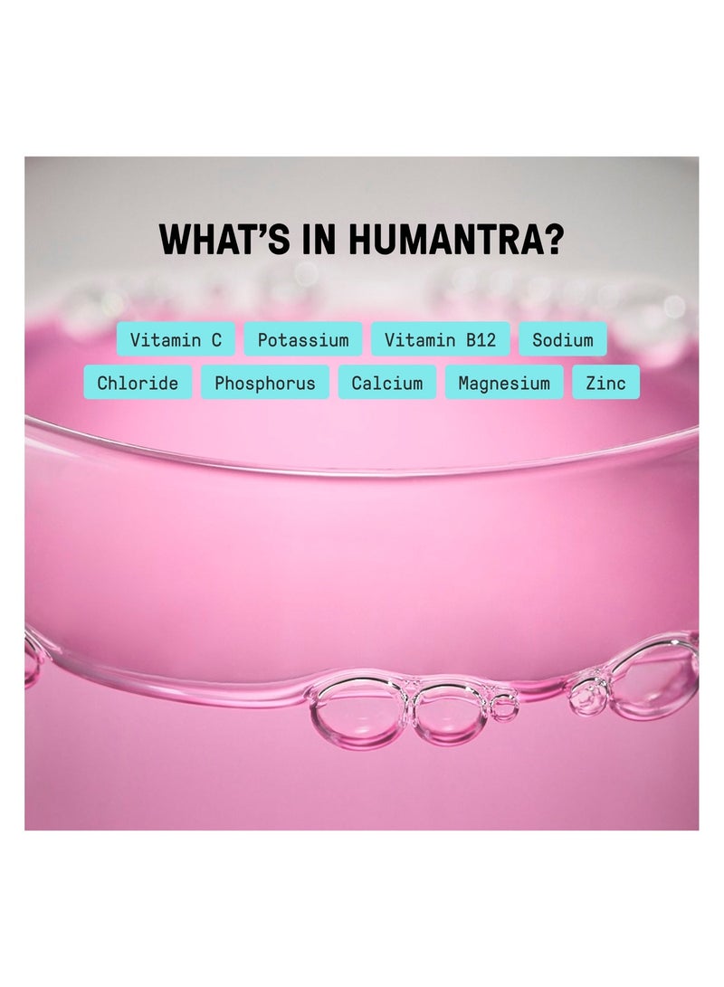 Humantra Raspberry Lemonade Electrolyte Hydration Drink Sachets - Image 4