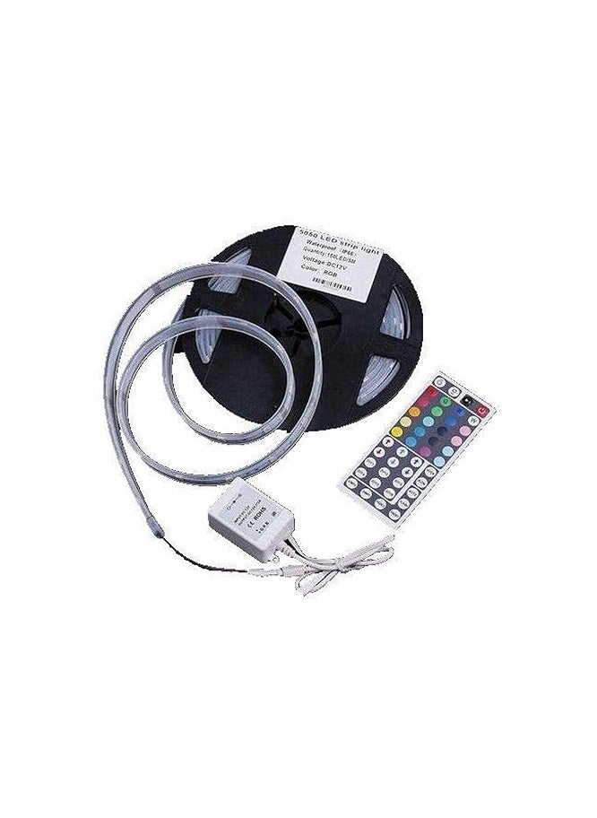 General [h4704] 5050 LED Strip Lights Five Colors RGB 150 Smd with Controller, Multi Color  - Image 2