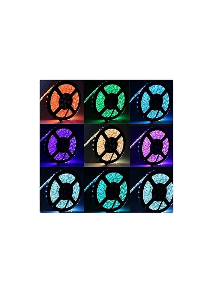 General [h4704] 5050 LED Strip Lights Five Colors RGB 150 Smd with Controller, Multi Color  - Image 3