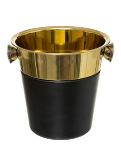 LOFT Modern Black and Gold Design Ice Bucket, D23.5XP21CMS, Multicolor, Salon-176974  - Image 2