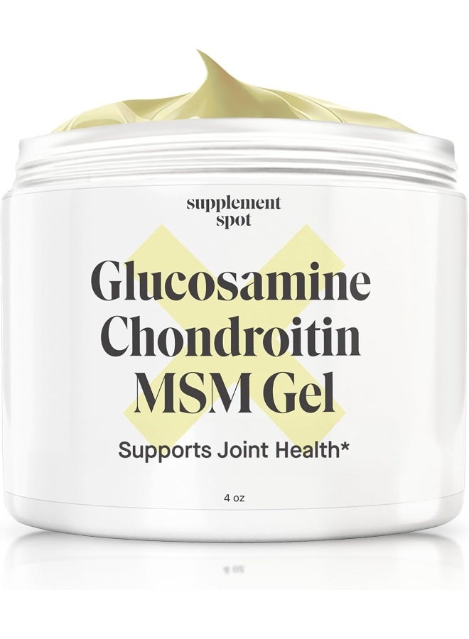 سبليمينت سبوت جل الجلوكوزامين كوندرويتين MSM يدعم صحة المفاصل، 4 أونصة - Image 1
