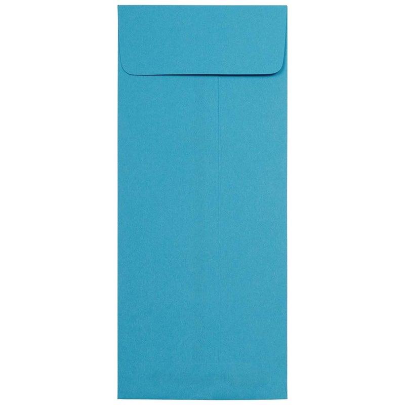 JAM PAPER 12 Policy Business Colored Envelopes 4 34 x 11 Blue Recycled 50Pack