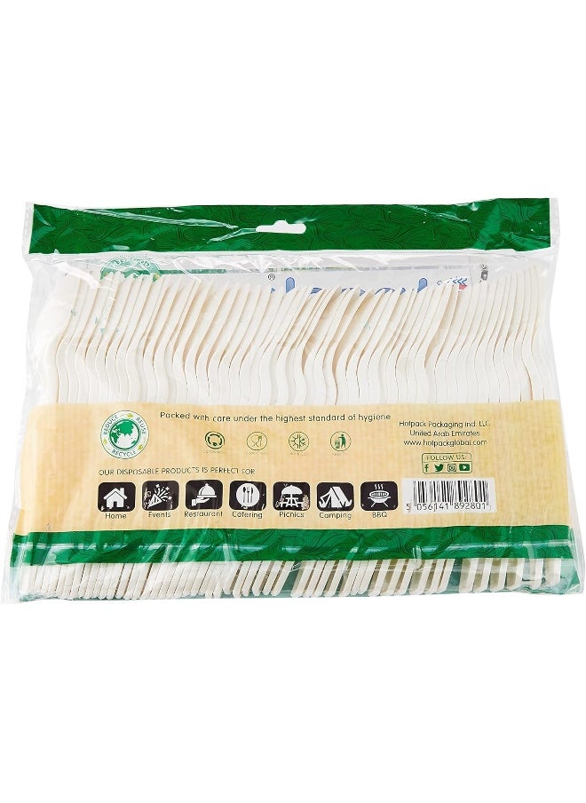 Hotpack Hotpack Disposable Bio-Degradable Eco-Friendly Heavy Duty Spoon, 50 Pieces  - Image 2