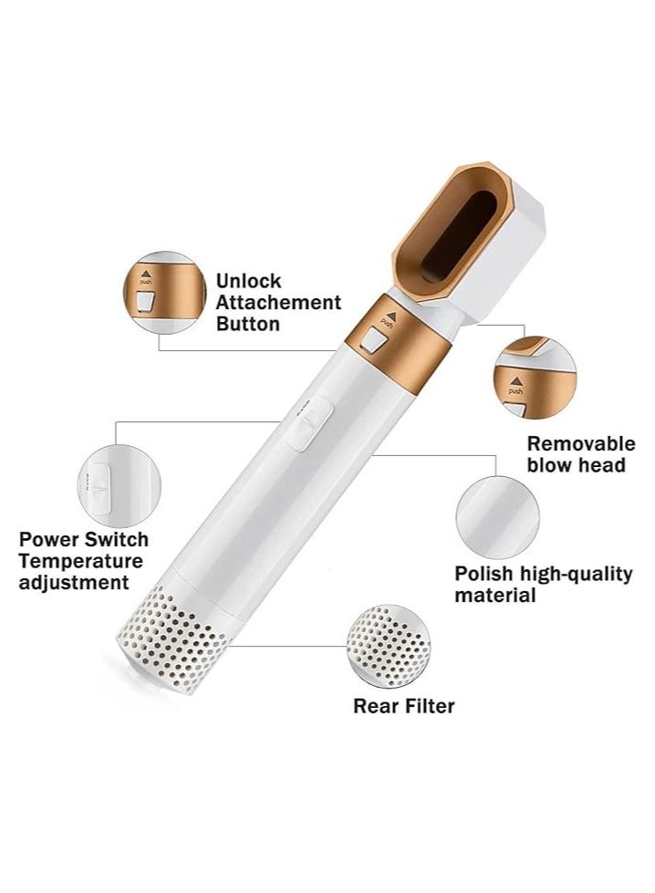 general 5-in-1 Hot Air Comb Aluminum Alloy Hair Straightener Automatic Perm Curling Wand Electric Hair Dryer for Straightening, Volumizing and Curly Hair - Image 2