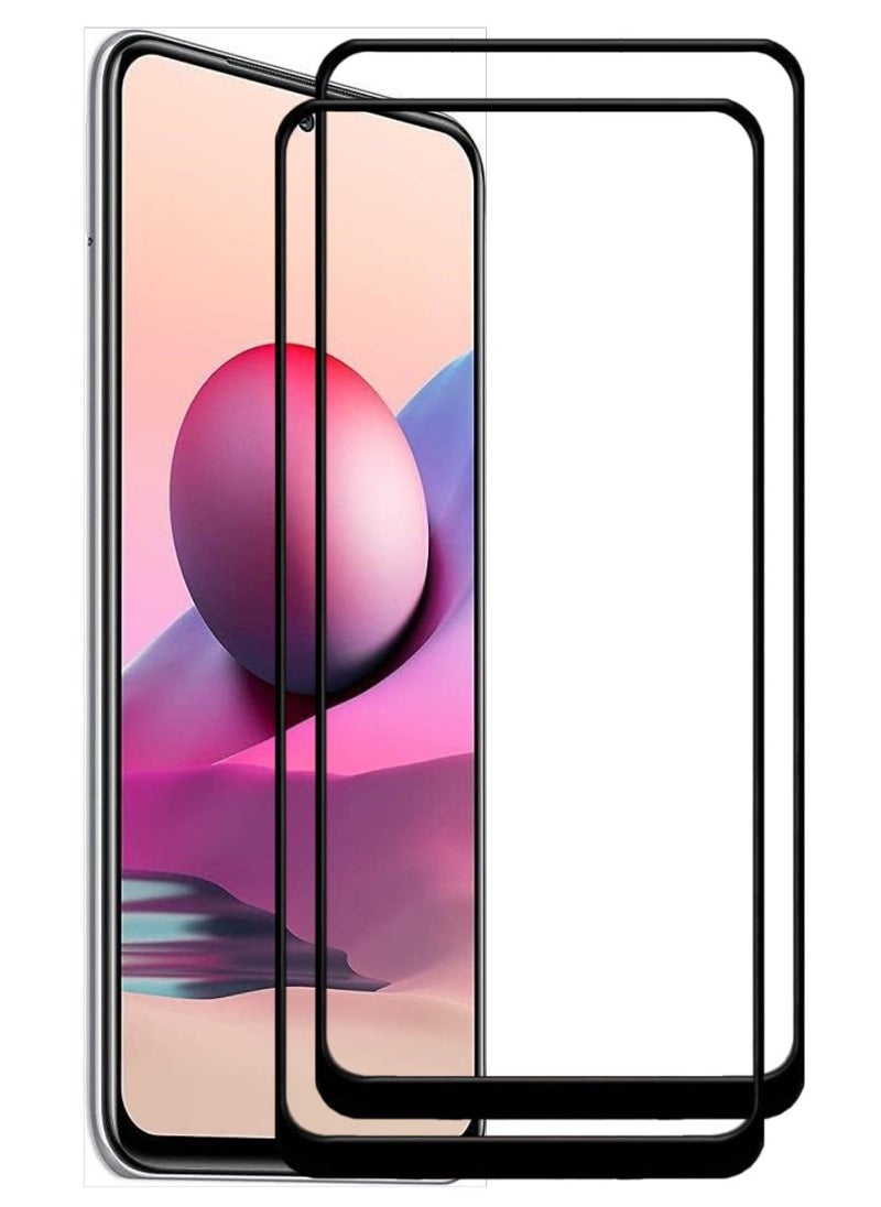 ACLIX 2 Pieces Antistatic ESD Dustproof Premium Quality High Definition Tempered Glass Screen Protector Designed For Xiaomi Redmi Note  10 - Image 1