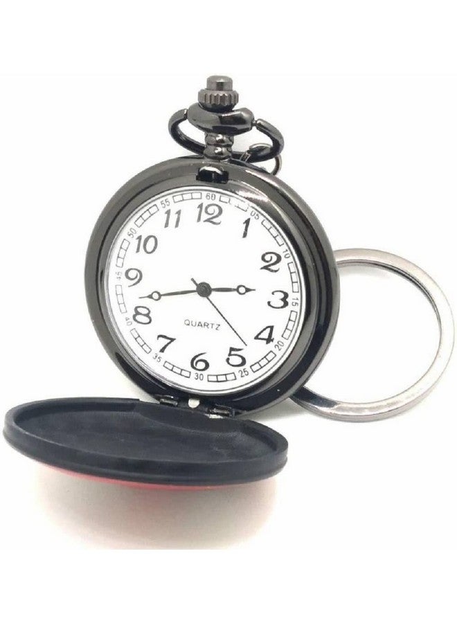 RainSound Metal Deadpool Theme Superhero Pocket Watch Keychain, Multicolor - Image 3