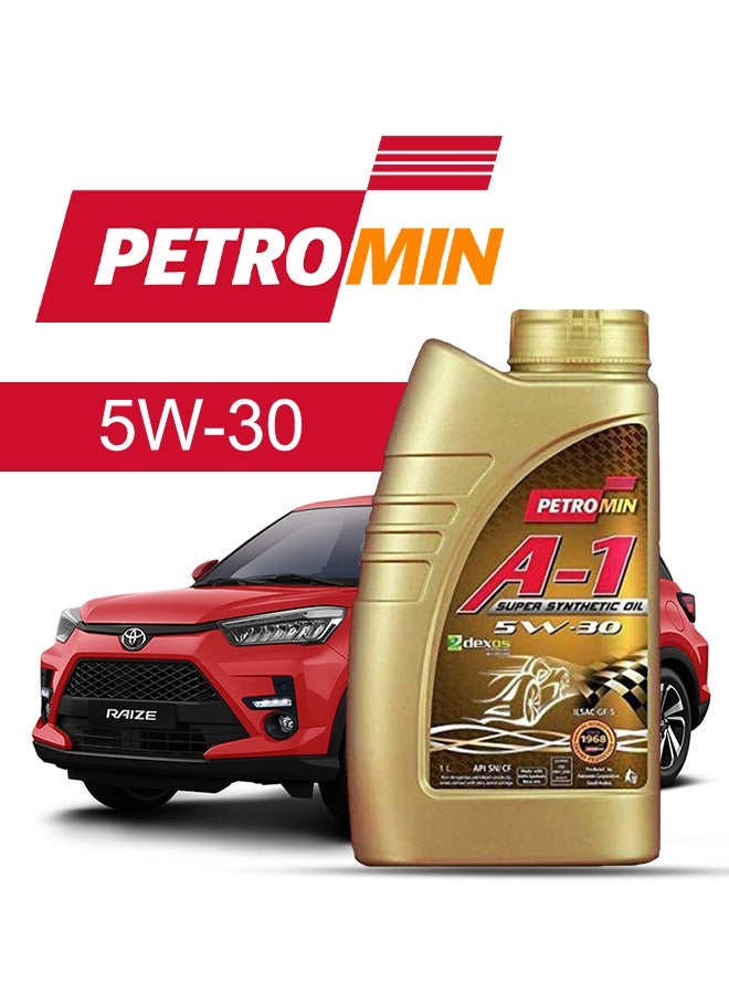 Petromin Engine Oil – For TOYOTA Raize V3 2024 - 2019, 3 Liter,  5w30 Petromin - With Engine Oil Filter - 2019 2020 2021 2022 2023 2024