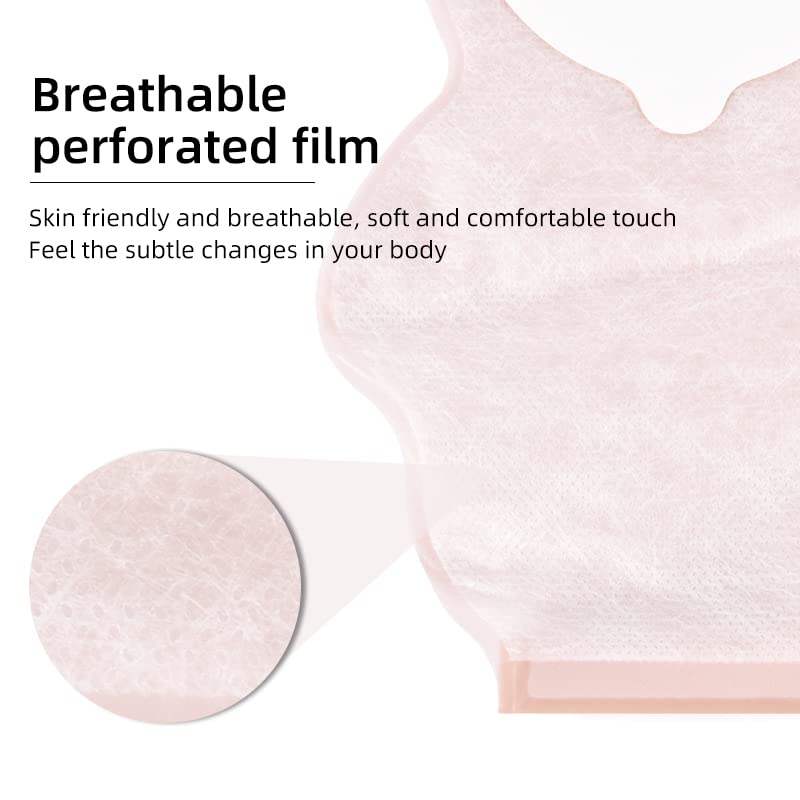 ovand 20pcs Kids Colostomy Bag Stoma Bag Disposable Children Drainable Ostomy Bag with Hook & Loop Closure Baby Feces Collection Fistula Bag for Surgery Stoma Care - Image 4