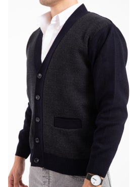 Men's Middle Age and Above Knitwear Knit Acrylic Winter Dad Cardigan 2062-Navy Blue-Buttoned - pzsku/ZD42C9B02002CF5029D01Z/45/_/1733941118/330af8bc-48a1-486d-a298-67c2ddb60e03