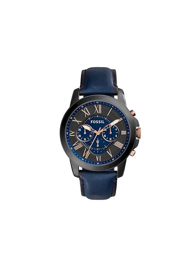 FOSSIL Men Leather Chronograph Watch FS5061 - Image 1