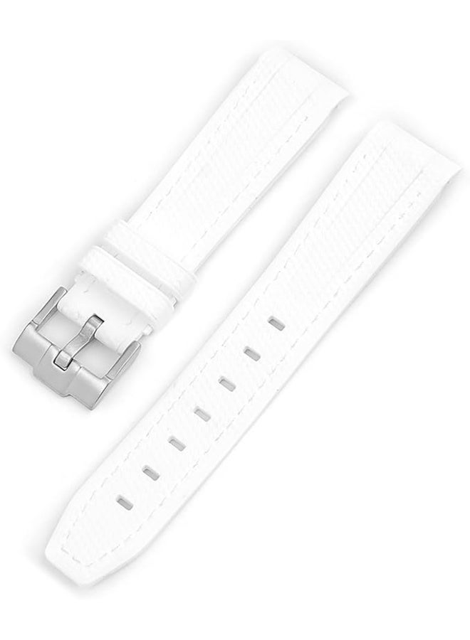 Stanchev أوميغا X سواتش MoonSwatch / رولكس ساعة حزام 20mm ناعم السيليكون Speedmaster استبدال الفرقة منحني بدون فجوات مناسبة - Image 1