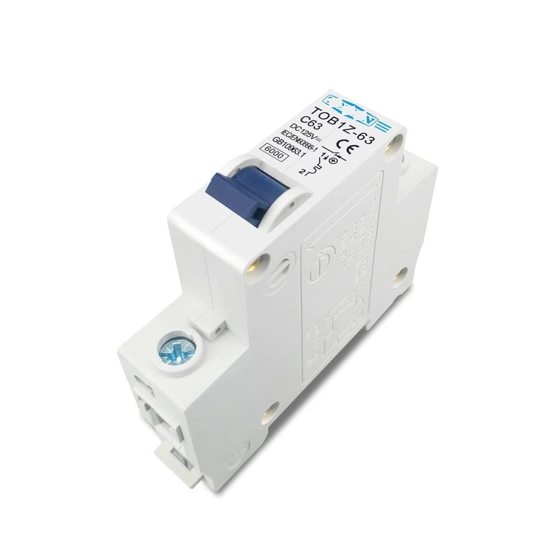 قاطع الدائرة المصغر DC MCB 6KA 1P 125V 6A الحجم - Image 3