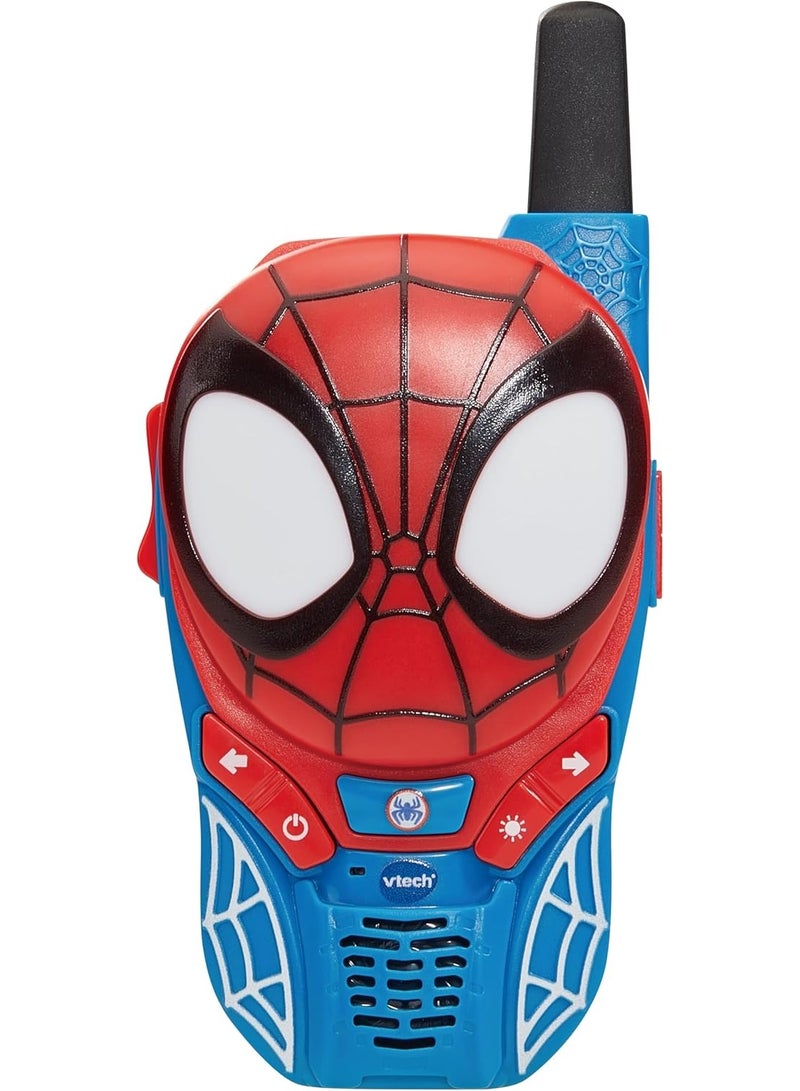 vtech Spidey and His Amazing Friends: Spidey-Sense Walkie-Talkies, Official Character Walkie Talkies, Features Spidey & Spin, Child-Safe, Up to 200m Range, For Kids 3, 4, 5+ Years, English Version - Image 5