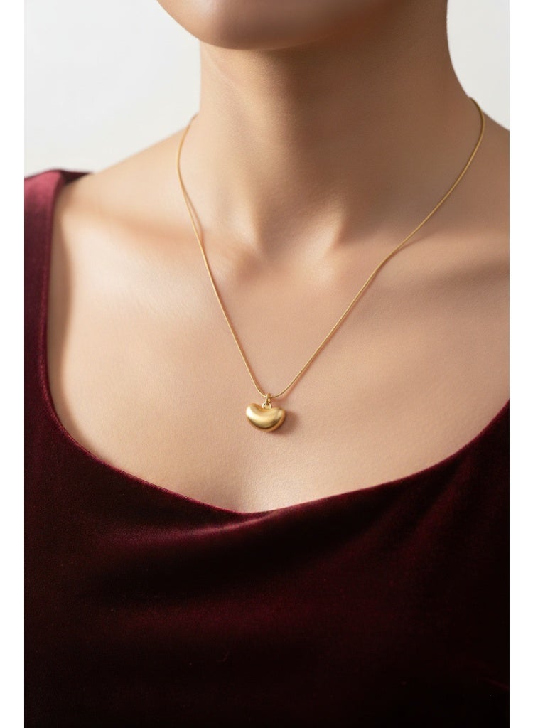 FLUFFY Women’s Necklace Heart Pendant Elegant Touch - Image 1