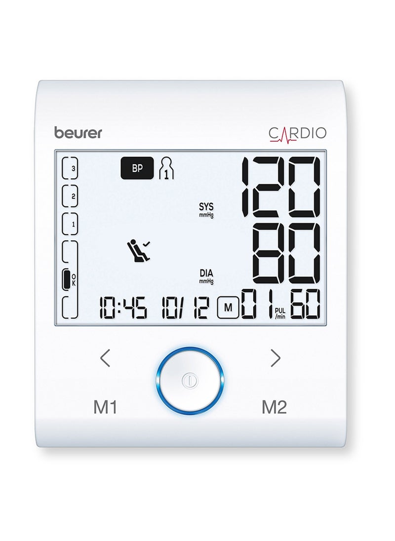 Beurer - BM 96 Upper Arm Blood Pressure Monitor 2-in-1 Blood Pressure & ECG Monitor with Bluetooth, Multi-User Memory & Irregular Heartbeat Detection - Image 1