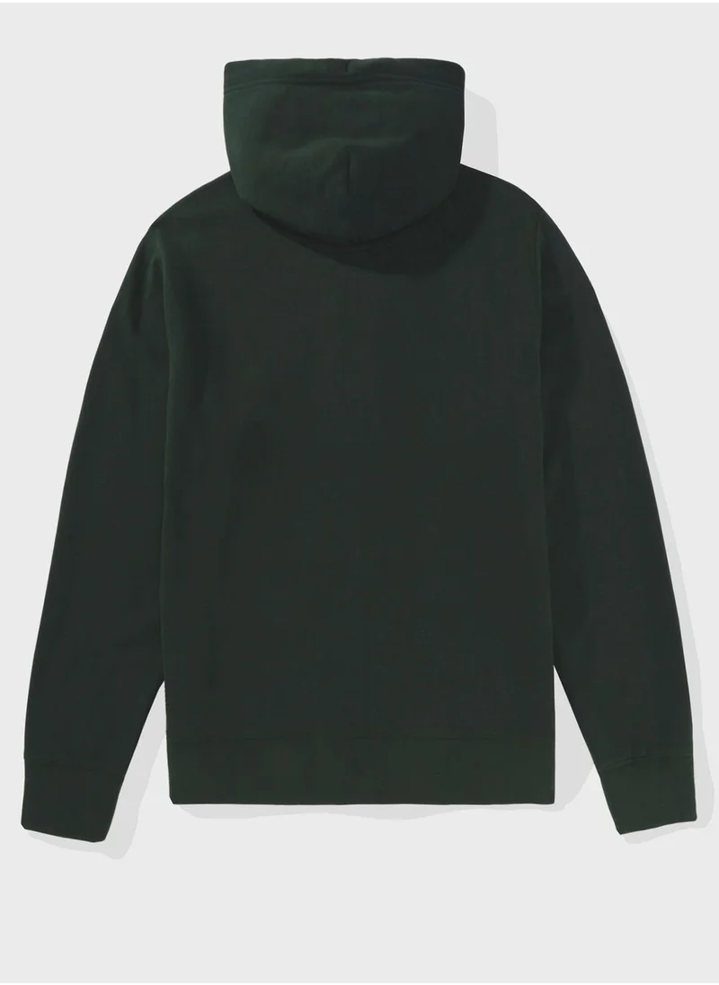 امريكان ايجل Graphic Zip Through Hoodie