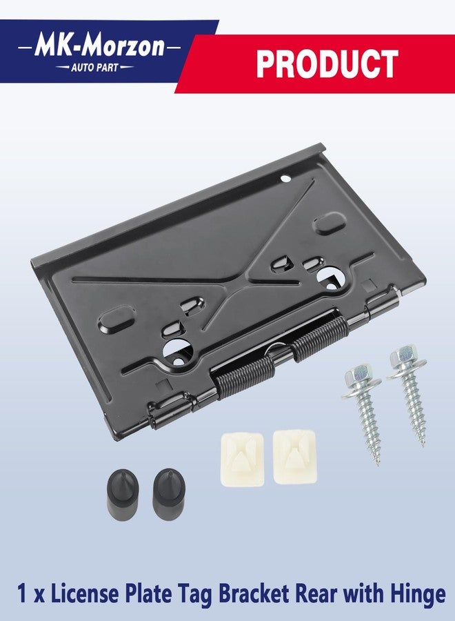 MK-Morzon Rear License Plate Tag Bracket with Hinge Compatible with 1968-1972 Impala Chevelle Camaro Caprice Monte Carlo Nova - Image 5