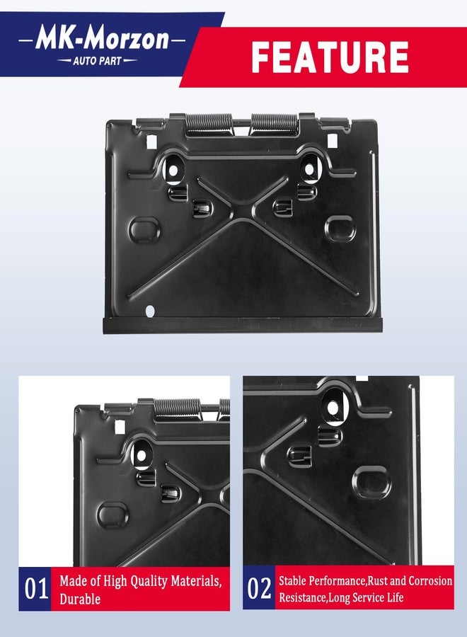 MK-Morzon Rear License Plate Tag Bracket with Hinge Compatible with 1968-1972 Impala Chevelle Camaro Caprice Monte Carlo Nova - Image 4
