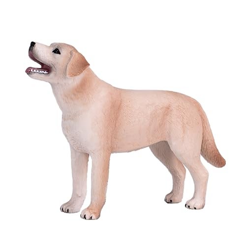 MOJO Yellow Labrador Realistic Domesticated Animal Hand Painted Toy Figurine - Image 1
