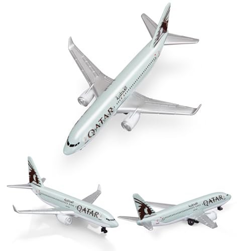 Sky Trek Model Airplanes Qatar 380 Airplane Airlines Plane Aircraft Model for Display Collection - Image 1