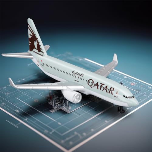 Sky Trek Model Airplanes Qatar 380 Airplane Airlines Plane Aircraft Model for Display Collection - Image 4