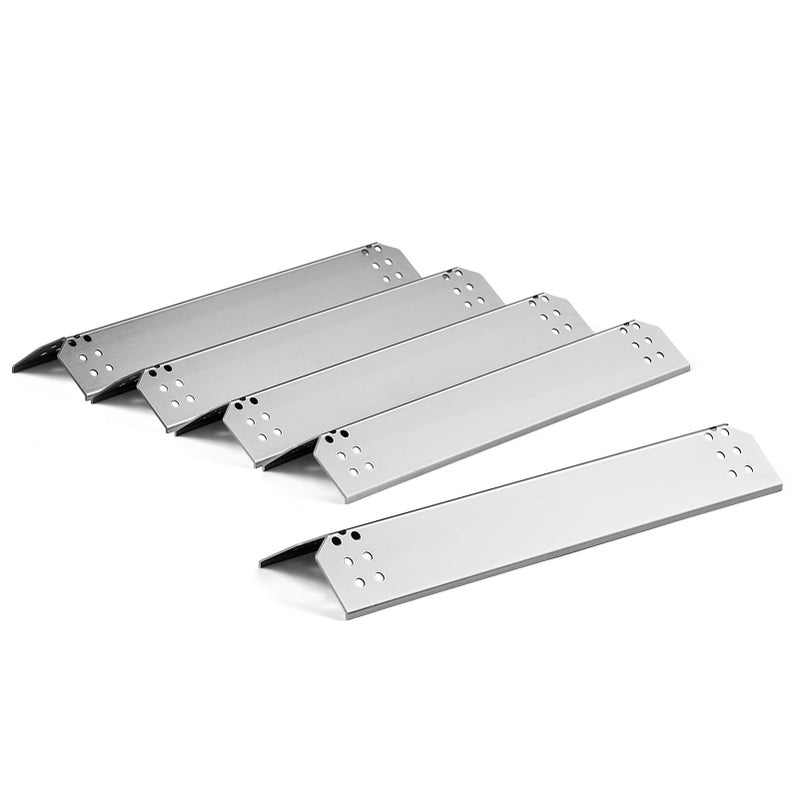 Charbrofire 7200982 Flame Tamer Grill Replacement Parts for Megamaster 5 Burner Grills 0406041900AE Stainless Steel Heat Plates 7200982 Heat Shield 04007620A0 Megamaster 5 burner Cover 5 Pieces Accessories - Image 2
