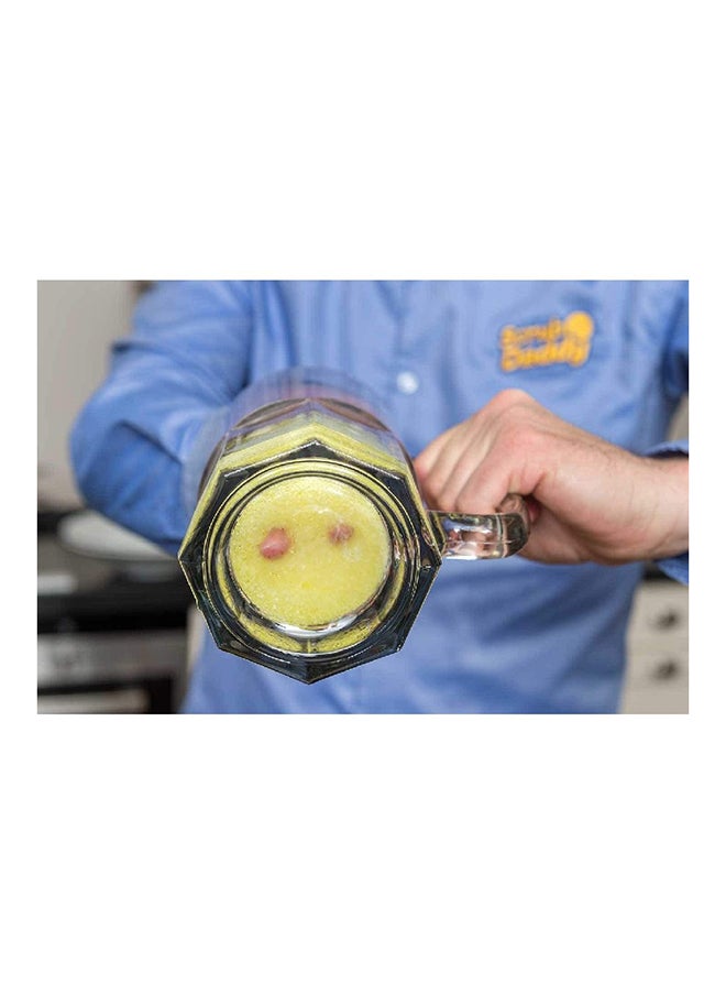 Scrub Daddy - الإسفنجة للتنظيف متعددة الأغراض، قوام مرن، ناعمة في الماء الدافئ، صلبة في الماء البارد، تنظيف عميق، آمنة للغسالة، متعددة الاستخدامات، خالية من الخدوش، مقاومة للروائح، عملية، مريحة، مجموعة من 1. - Image 1