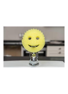 Scrub Daddy All Purpose Cleaning Sponge, Flex Texture, Soft in Warm Water, Firm in Cold, Deep Cleaning, Dishwasher Safe, Multi-use, Scratch Free, Odor Resistant, Functional, Ergonomic, Set of 1.  - Image 4