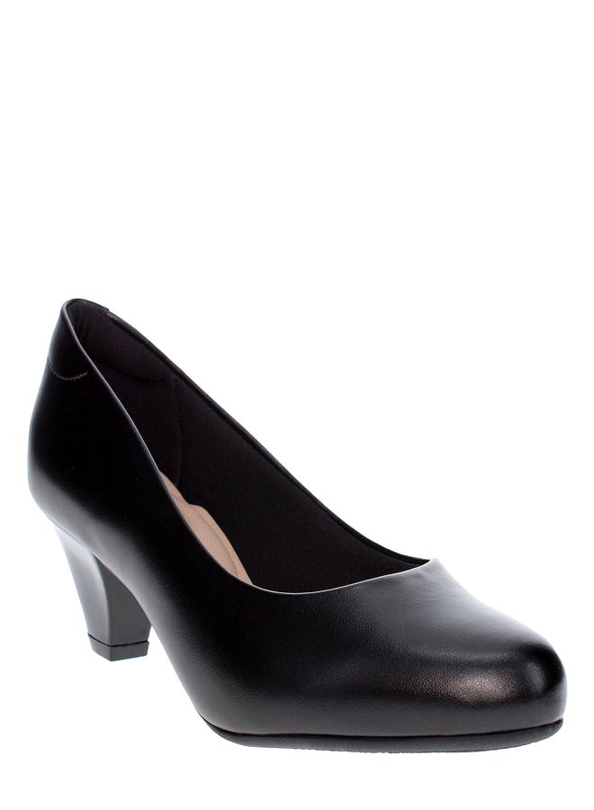 MODARE أحذية كعب كتلة سادة بدون رباط - Image 1