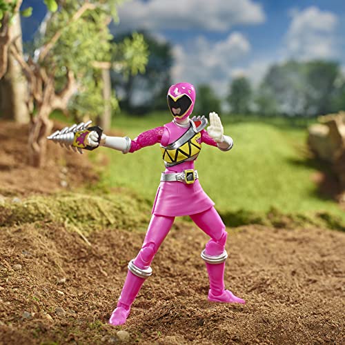 Power Rangers Lightning Collection Dino Charge Pink Ranger 6-Inch Premium Collectible Action Figure Toy - Image 3
