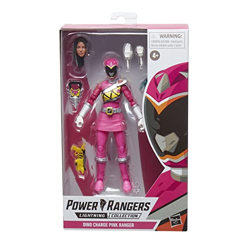 Power Rangers Lightning Collection Dino Charge Pink Ranger 6-Inch Premium Collectible Action Figure Toy - Image 2