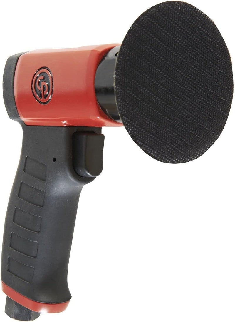Chicago Pneumatic CP7200S Mini Random Orbital Sander Kit - 3 Inch (75 mm) Air Tool with Hook & Loop, 15,000 RPM - Image 5