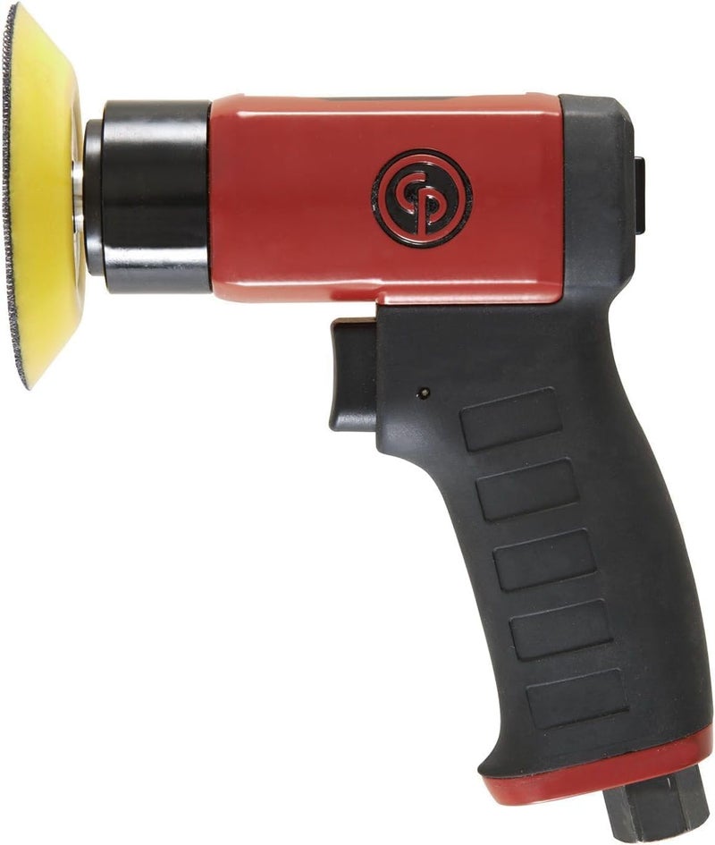 Chicago Pneumatic CP7200S Mini Random Orbital Sander Kit - 3 Inch (75 mm) Air Tool with Hook & Loop, 15,000 RPM - Image 4