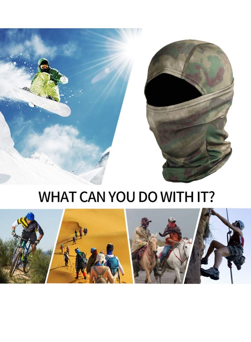 Daytoyz Mask for Adults, Full Face Mask, Camouflage Winter Thermal Cold Weather Outdoors Cover for Men and Women, UV Protection Windproof Hat for Motorcycle Snowboard Cycling Hunting - Image 4