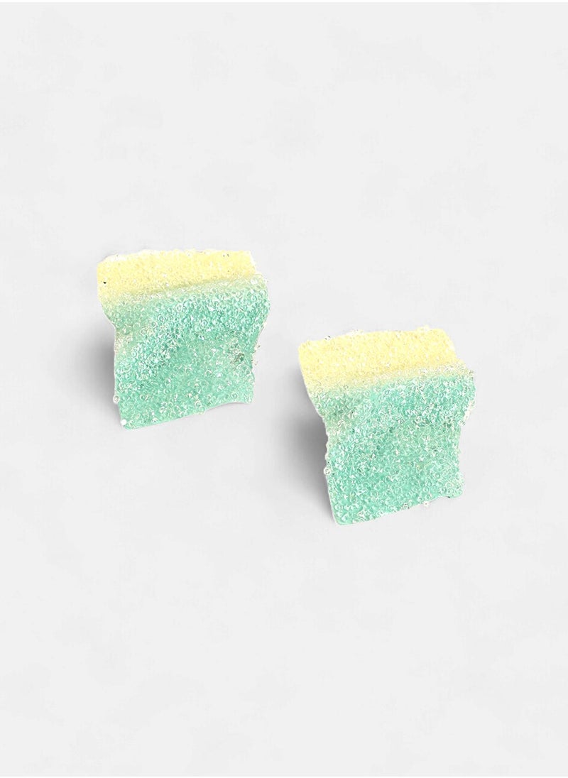 SOHI Glacier Quad Contemporary Drop Earrings  - Image 1
