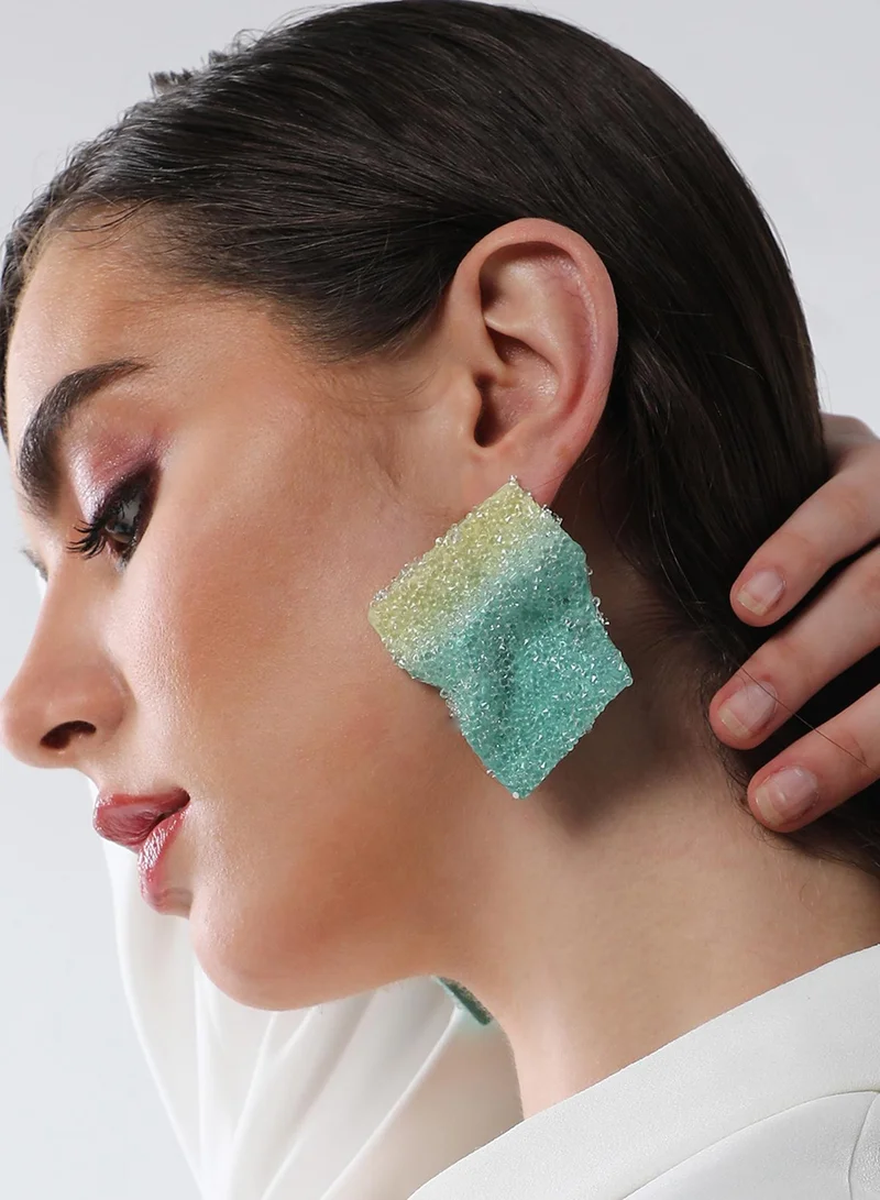 SOHI Glacier Quad Contemporary Artificial Drop Earring Jewellery