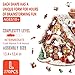 Artipuz Wooden Puzzles for Adults Christmas Gingerbread House Puzzle Unique Wood Jigsaw Puzzle for Adults Wood Puzzles Adult Gift for Family Wall Art Home Decor 270pcs 134 124in L - Image 4