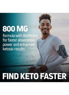 Herbtonics High Strength Keto Bhb Diet Pills with Bioperine for Enhanced Absorption Vegan Capsules Keto bhb Salts Supplement for Women and Men (60 Count (Pack of 1))  - Image 4